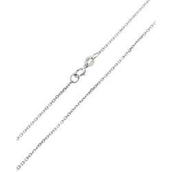 Αλυσίδα λαιμού λευκόχρυση K9 σε μήκος 45 cm