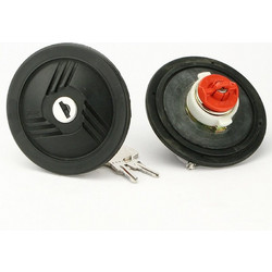 ΤΑΠΑ ΒΕΝΖΙΝΗΣ ΜΕ ΚΛΕΙΔΙ ΓΙΑ VOLVO 142-144-145-164-242-244 1977 / 264 1977 ΣΕ ΜΑΥΡΟ ΧΡΩΜΑ FARMA - 1 τεμ