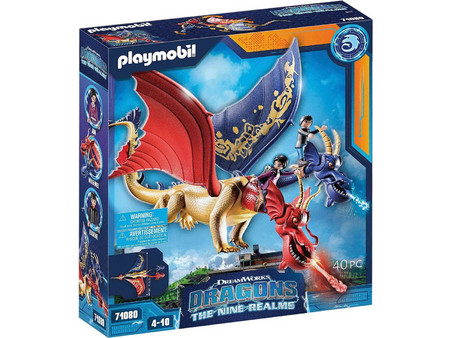 Playmobil Dragons The Nine Realms Οι Wu & Wei με την Jun για 4-10 Ετών 71080