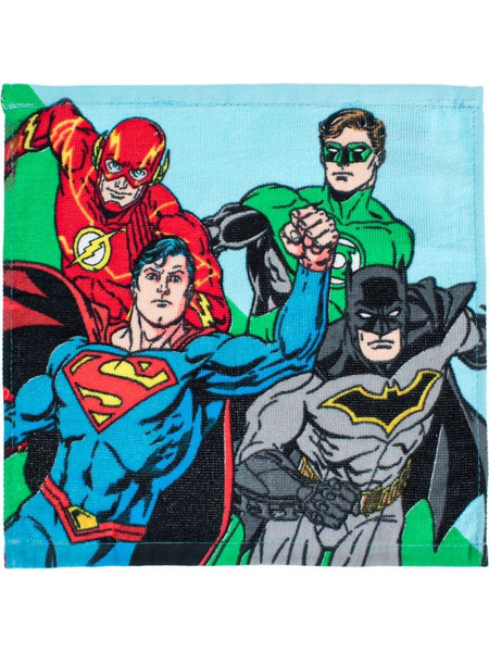 Πανάκι Βαμβακερό Βρεφικό για Αγόρι Σιέλ Justice League 30x30cm