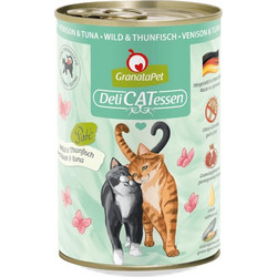 GranataPet Delicatessen Adult Grain Free Pate with Venison & Tuna 400gr