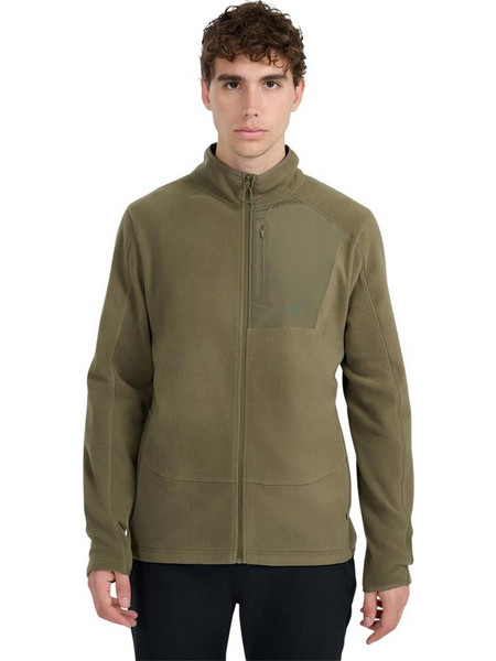 4F Ανδρική ζακέτα Fleece 4FWAW25TFLEM333-43S