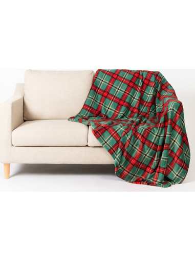 Κουβέρτα Fleece Πολύχρωμη Μονή 160x220cm ForHome 917666 - For Home