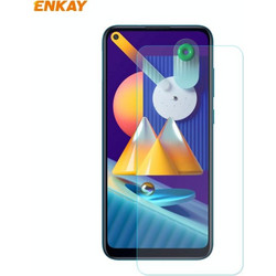 Για Samsung Galaxy A11 / M11 ENKAY Hat-Prince 0.26mm 9H 2.5D Καμπύλη Προστατευτική Μεμβράνη Τζαμί (ΕΝΚΑΥ (ENKAY) - This is likely a brand name or specific code and would be transliterated directly int