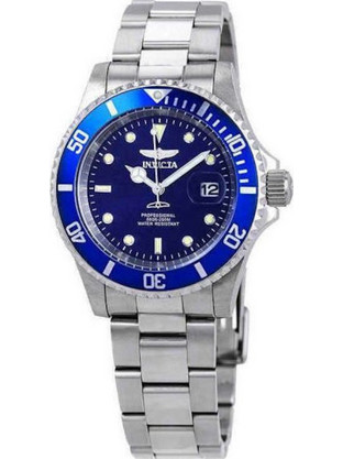 Invicta Pro Diver Ανδρικό Ρολόι με Ασημί Μεταλλικό Μπρασελέ 26971