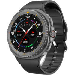 Smartwatch DT WATCH 8 - Ασημί κάσα / Γκρι λουρί σιλικόνης