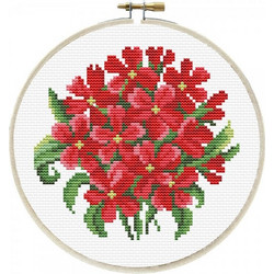 Ladybird - Καμβάς Red Bouquet 240.064