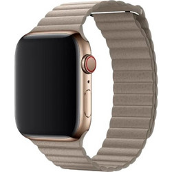 Devia Elegant Λουράκι Δερμάτινο Biege (Apple Watch 42 / 44 / 45mm)