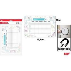 Μαγνητικό εβδομαδιαίο πρόγραμμα MP 29,7x21 Α4 PN126-15