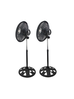 FS-45 675930 Ανεμιστήρας Δαπέδου Ορθοστάτης 45cm 80W 2τμχ
