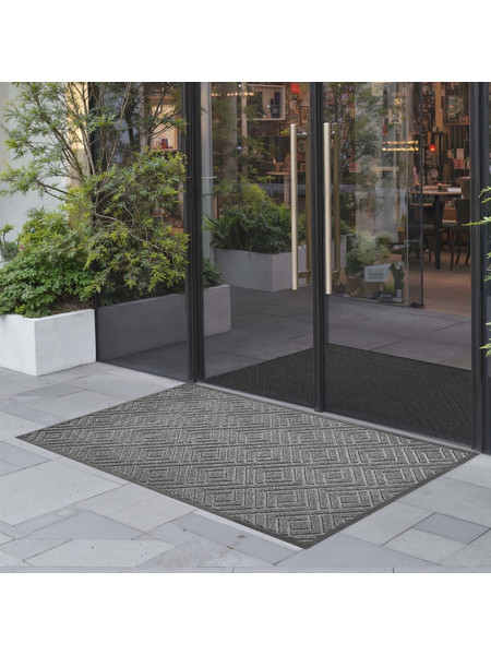 VEVOR Μεγάλο Πατάκι Εισόδου 1562 x 914 mm - Γκρι, Αντιολισθητικό, Ανθεκτικό & Εύκολο στον Καθαρισμό YHWDT61536INBV1PA001V0