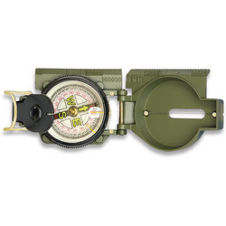 ΠΥΞΙΔΑ ALBAINOX, Oil filled military fiber compass. Green, 33172