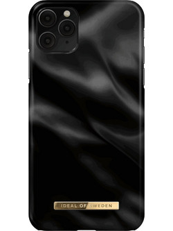 iDeal of Sweden Fashion Back Cover Black Satin (iPhone 11 Pro Max / XS Max)