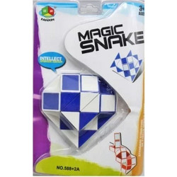 Κύβος Ταχύτητας Magic Snake 3+ 588-1A Λευκό-Μπλε