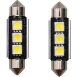 LED Σωληνωτές Λάμπες Πλαφονιέρας 12V 3SMD 2τεμ. Andowl Q-CR19