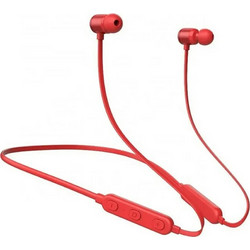 Ezra BW11 Ακουστικά Bluetooth In Ear Ανθεκτικά στο Νερό Red