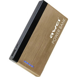 Awei P95K Power Bank 10000mAh με Θύρα USB-A Gold