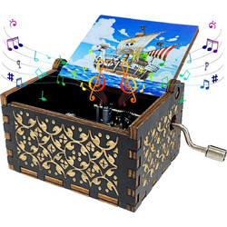 Ξύλινο Μουσικό Κουτί Going Merry Ship One Piece