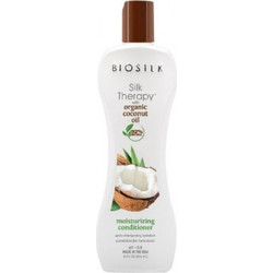 Biosilk Silk Therapy Coconut Oil Moisturising Φυτικό Conditioner για Επανόρθωση & Φριζάρισμα 355ml