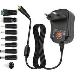 Τροφοδοτικό Universal Ρυθμιζόμενο 41W 6V-24V Με 8 Κεφαλές ATC-41W