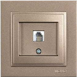 ΠΡΙΖΑ ΤΗΛΕΦΩΝΟΥ MONH RJ 11 LIGHT FUME