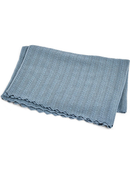 Smallstuff Fishbone Κουβέρτα 80x100 Μπλε