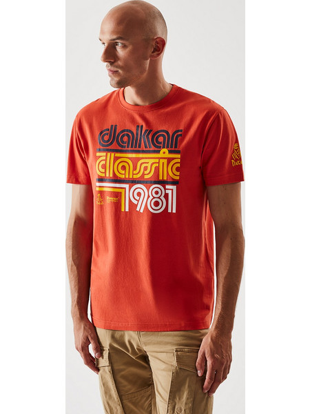 Dakar T-shirt με Τύπωμα DKR CL 0222 - Red