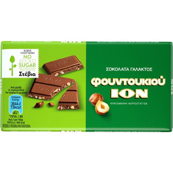 ION Σοκολάτα με Στέβια 60g