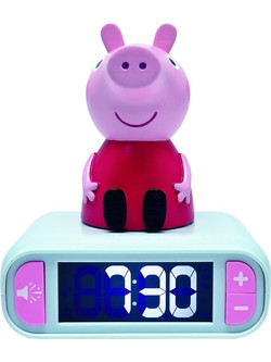 Lexibook - Peppa Pig Nighlight Alarm Clock with sounds (RL800PP) - Toys