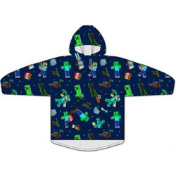 Minecraft Fight adult pullover polar fleece blanket, poncho