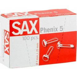 Διπλόκαρφα Sax Ν.5 25mm