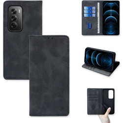 Sonique Vintage Magnet Θήκη Πορτοφόλι για Oppo Reno12 Pro 5G Μαύρο