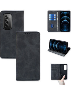 Sonique Vintage Magnet Θήκη Πορτοφόλι για Oppo Reno12 Pro 5G Μαύρο