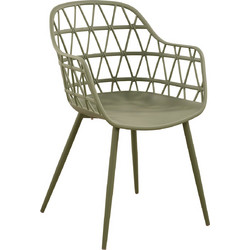 Καρέκλα Neon λαδί 56 x 56 x 85 Πολυπροπυλένιο (PP) Λαδί - Varossi - Varossi