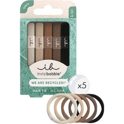 INVISIBOBBLE ECOTIE HAIR TIE Mocha 5pcs