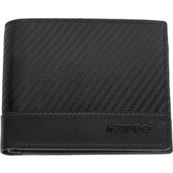 ΑΝΔΡΙΚΟ ΔΕΡΜΑΤΙΝΟ ΠΟΡΤΟΦΟΛΙ ZIPPO Carbon Range 2008000 - ΜΑΥΡΟ