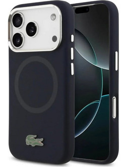 Lacoste για iPhone 17 Pro Max - MagSafe - Μεταλλικό λογότυπο - Μπλε