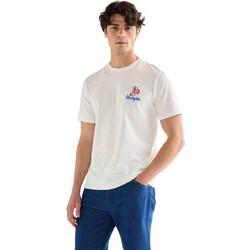 ΑΝΔΡΙΚΟ T-SHIRT WRANGLER EMBROIDERY TEE - ΕΚΡΟΥ