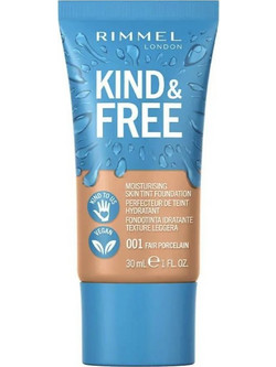 Rimmel London Kind Free Skin Tint Foundation Make Up 001 Fair Porcelain 30ml