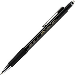 Faber-Castell Μηχανικό Μολύβι 0.5mm με Γόμα - Μαύρο (134599) (FAB134599)