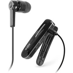 SBS CLIPHEADSETBTK Ακουστικό Bluetooth In Ear Πέτου Black