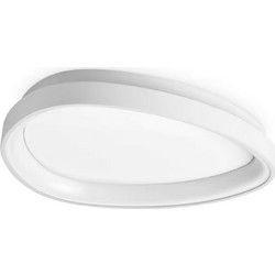 Plafoniera LED Gemini PL D042 On Off 4000K Λευκό