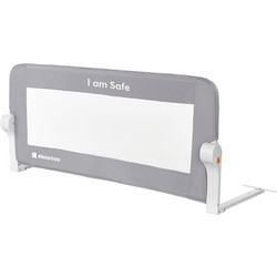 KikkaBoo Μπάρα Ασφαλείας I Am Safe Grey 102cm