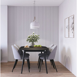 Estiatherm 3D Πάνελ τοίχου VILO MPC XL Soft White, 2650 x 600 x 8mm