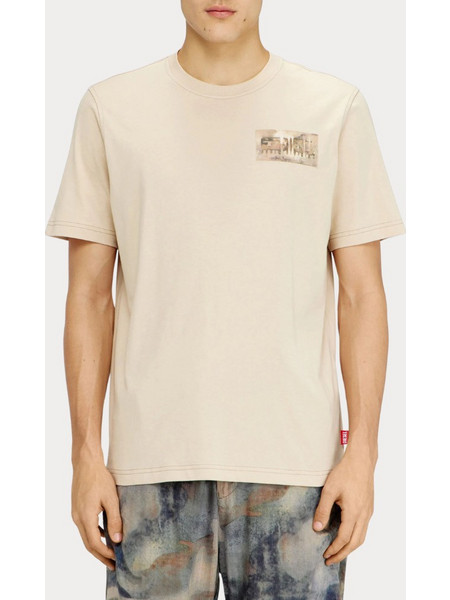 T-SHIRT DIESEL T ADJUST V4 MAGLIETTA BEIGE DIESEL