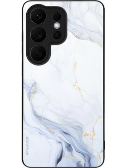Sonique Marble Series Back Cover White 02 (Samsung Galaxy S26 Ultra)