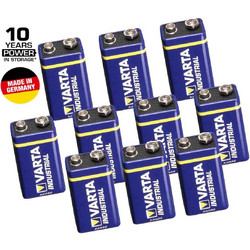 Varta Industrial 9V 10τμχ