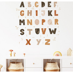 Sipo wall stickers Boho Alphabet