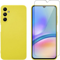 Redshield Silicone Case & Glass Set Yellow για Samsung Galaxy A05s Θήκη Κινητού & Προστατευτικό Οθόνης
