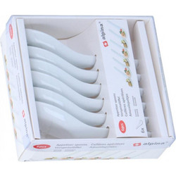 Κουτάλι CE Pvc λευκή 12,5x4x1,5cm